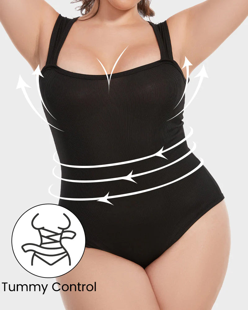 Glanzie™ Sleeveless Tummy Control Bodysuits